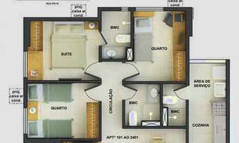 Imagem 5: MARIA RAQUEL, 2 dormitórios na Rua Pio Ix