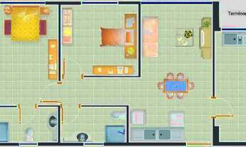 Imagem 3: RAFAELA GONÇALVES, 3 dormitórios, 1 suítes, 1 banheiros, 1 vaga na garagem, 58M² de Área C