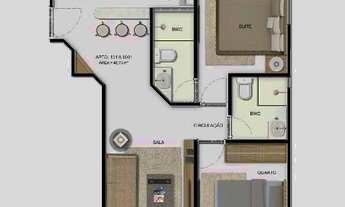 Imagem 2: MARIA RENDA, 2 dormitórios na Rua Dos Navegantes