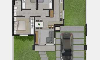 Imagem: Casa com 2 Dormitorio(s) localizado(a) no