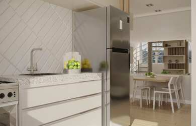 Imagem 2: Residencial Hibisco, 2 dormitórios, 1 banheiros, 1 vaga na garagem, 45M² de Área Construíd