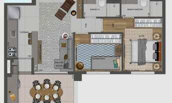 Imagem 7: Apartamento com 2 Dormitorio(s) localizado(a) no bairro Jardim Prudência em São Paulo / S