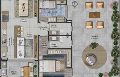 Imagem 7: Apartamento 03 dormitórios sendo 01 suíte, lançamento bairro Vinhedo!