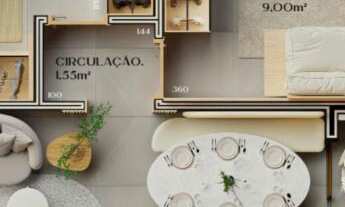 Imagem: Invite Marista, 2 dormitórios, 2 suíte