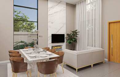 Imagem 4: RESIDÊNCIA LUAR, 3 dormitórios, 1 suítes, 2 banheiro, 2 vagas na garagem