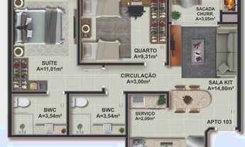 Imagem 3: Lançamento Apartamento no Itacorubi, Florianópolis/SC