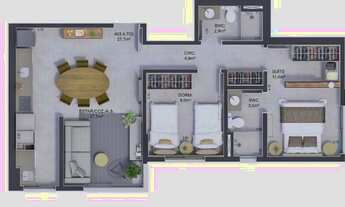 Imagem 3: LANÇAMENTO APARTAMENTO NO ESTREITO, FLORIANÓPOLIS/SC