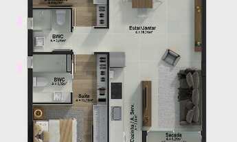 Imagem 2: Lançamento - Apartamento para venda no João Paulo, Florianópolis/SC