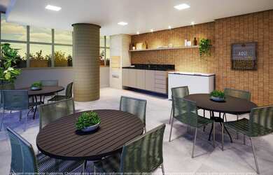 Imagem 4: Edifício Alameda, 1 suítes, 1 banheiros, 1 vaga na garagem, 20M² de Área Construída