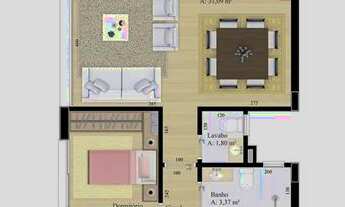 Imagem 3: Apartamento com 3 Dormitorio(s) localizado(a) no bairro Interlagos em Caxias do Sul / RIO