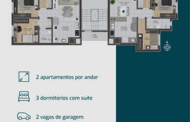 Imagem 3: Apartamento com 3 Dormitorio(s) localizado(a) no bairro Nossa Senhora de Lourdes em Caxia