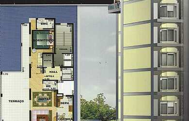 Imagem 2: Apartamento com 2 Dormitorio(s) localizado(a) no bairro Rio Branco em Caxias do Sul / Rio