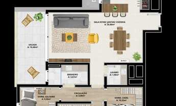 Imagem 5: Apartamento com 3 Dormitorio(s) localizado(a) no bairro Planalto em Farroupilha / Rio Gra