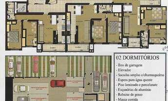 Imagem 2: Apartamento com 2 Dormitorio(s) localizado(a) no bairro Fatima em Caxias do Sul / Rio Gra