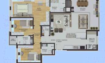 Imagem 6: Apartamento com 3 Dormitorio(s) localizado(a) no bairro Lourdes em Caxias do Sul / Rio Gr