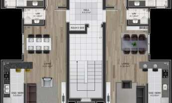 Imagem 6: Apartamento com 2 Dormitorio(s) localizado(a) no bairro Cinquentenário em Caxias do Sul