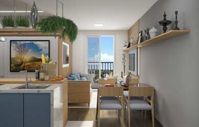 Imagem 3: Apartamento 02 dormitórios sem sacada 47,07 m2 privativo