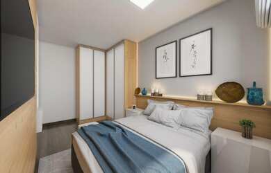 Imagem 4: Apartamento 02 dormitórios sem sacada 47,07 m2 privativo