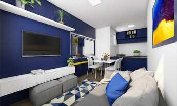 Imagem 4: Apartamento 02 dormitórios 47,08 m2 com sacada