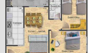 Imagem 4: Apartamento com 2 Dormitorio(s) localizado(a) no bairro Jardim Panorâmico em Ivoti / Rio