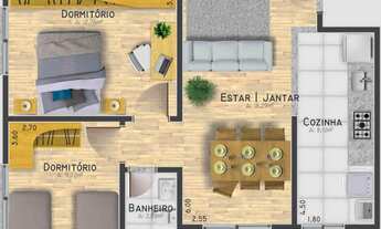 Imagem 5: Apartamento com 2 Dormitorio(s) localizado(a) no bairro Jardim Panorâmico em Ivoti / Rio
