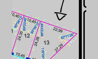 Imagem 3: Terreno de esquina com projeto para construção