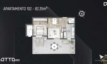 Imagem 4: Apartamentos na planta com uma suíte, no centro de Nova Petrópolis RS!