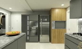 Imagem 7: Apartamento MOBILIADO com três dormitórios, sendo uma suíte. Bairro Pousada da Neve, Nova