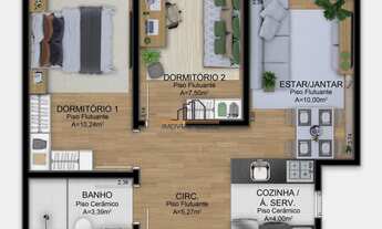 Imagem 3: Apartamento localizado no bairro Nova Sapucaia/Sapucaia