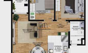 Imagem 2: Apartamento localizado no bairro Oriço/Gravataí