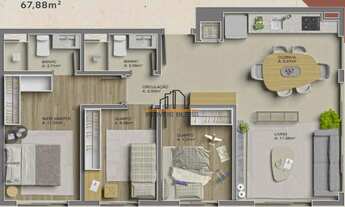 Imagem 2: Apartamento localizado no bairro Nossa Senhora das Graças/Canoas