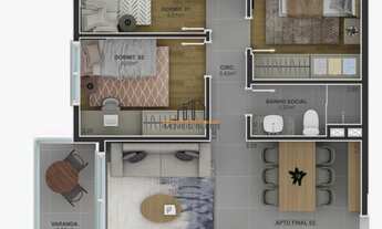 Imagem 2: Apartamento localizado no bairro Jardim América/São Leopoldo