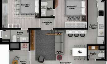 Imagem 2: Apartamento localizado no Centro/São Leopoldo