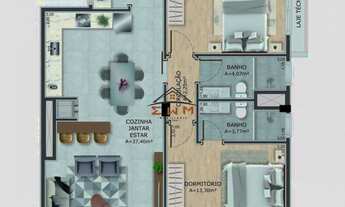 Imagem 6: Lançamento Imigrante, 3 dormitórios, 1 suítes, 2 banheiro, 2 vagas na garagem, 111M² de Ár