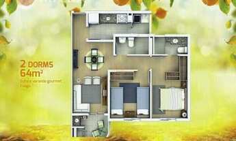 Imagem 2: Apartamento com 2 Dormitorio(s) localizado(a) no bairro JARDIM CALIFÓRNIA em Jacareí / SÃ