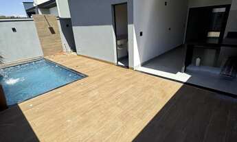 Imagem 5: Casa Nova com Piscina em Condomínio no Bairro Campestre - Condomínio Ágape - 141m² - Pront