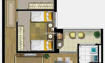 Imagem 3: APARTAMENTO URBANOVA 52M² 2 DORMITÓRIOS