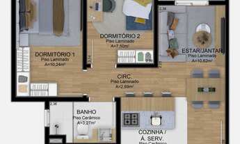 Imagem 2: 02 Dormitórios - Infra Completa