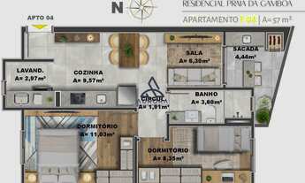 Imagem 4: Apartamento 2 dormitórios à venda em Caxias do Sul - Lançamento no Bairro Bela Vista - Res