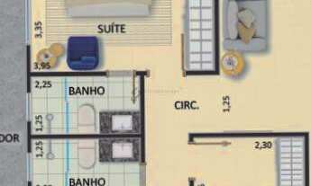 Imagem 4: Arbo Iguatemi, 3 dormitórios, 1 suítes, 2 banheiro, 2 vagas na garagem, 113M² de Área Cons