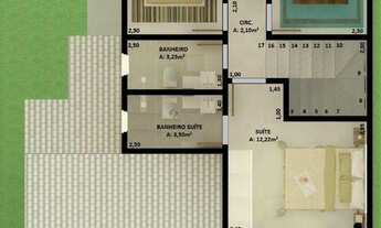 Imagem 4: Sobrado com 3 dormitórios à venda, 125 m² - Jardim Nossa Senhora Aparecida - Cuiabá/MT