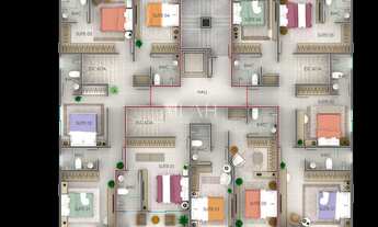 Imagem 6: Res. Barbados, 2 dormitórios, 2 suíte, 2 vagas na garagem, 84M² de Área Construída