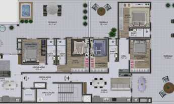 Imagem 7: Apartamento com terraço - Residencial Orfeu