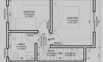 Imagem 6: Sobrado, 2 dormitórios, 2 banheiro, 1 vaga na garagem, 60M² de Área Construída