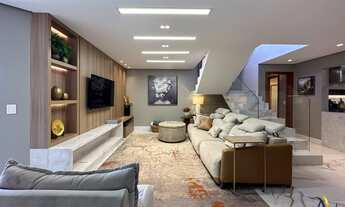 Imagem: Cobertura Duplex com mobília moderna no