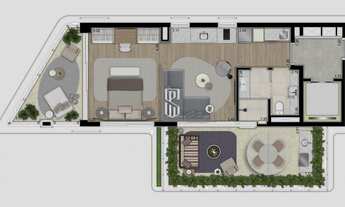 Imagem 3: Baobá no bairro Alto de Pinheiros - Apartamento com 1 a 2 dormitório, para venda