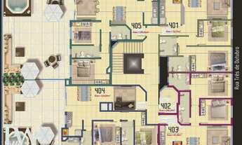 Imagem 1: Apartamentos de 02 e 03 dormitórios no Residencial Ilha da Madeira no centro de Tramandaí