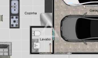 Imagem 3: Casa 3 dormitórios, sendo uma suíte - Condomínio Fechado Piracicaba - SP