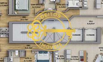 Imagem 1: Apartamento com 04 dormitórios sendo 02 suítes, 158 m² por R$ 2.399.900,00 - Centro - Itaj