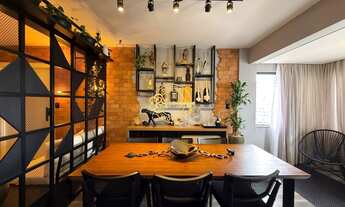 Imagem 3: APARTAMENTO MOBILIADO DECORADO E CLIMATIZADO COM 135 M² PRIVATIVOS 3 QUARTOS SENDO 2 SUÍTE